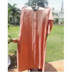 Front Plated Abaya