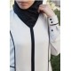 Korean Black Piping Abaya