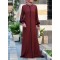 Korean Fabric Maroon Color Abaya