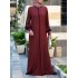 Korean Fabric Maroon Color Abaya