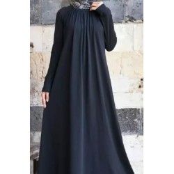 Black Airlines Style Abaya