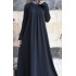 Black Airlines Style Abaya