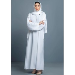 WHITE UMRAH & HAJJ POCKET  ABAYA