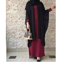 SIMPLE ABAYA WITH SHRUG